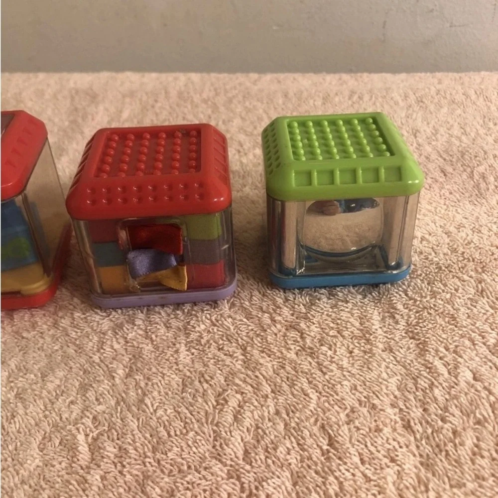 Fisher Price Peek A Boo Blocks Lot of 6